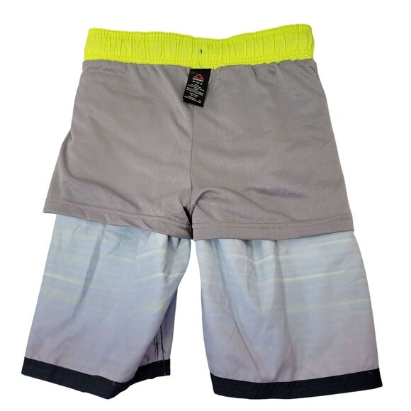 Gerry Youth Boy's Swim Short UPF 50+ Swim Trunks, Blue Sharks - Size: Medium - Picture 9 of 11